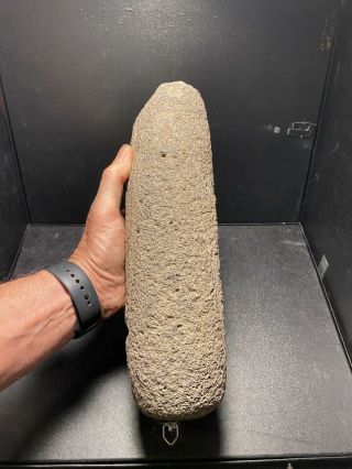 Huge 11 Lb.  11 5/8” Indian Roller Pestle Mano Mortar Metate Artifact Colorado
