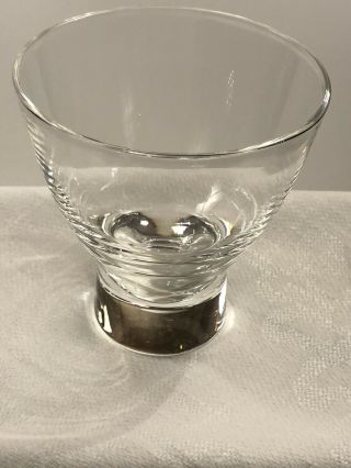Mcm Vintage Signed Steuben Bar Glass,  4” Tall