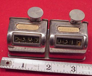 Vintage Guest Member People Counter Module Professional Clicker 3 1/8 X 1 1/2in