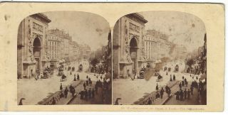 Boulevard Rue Saint - Denis.  Paris,  France,  Circa 1890 
