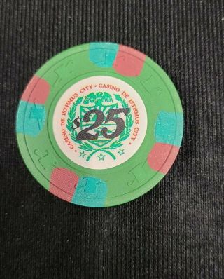 Paulson $25 Casino De Isthmus James Bond Poker Chips 1998 Top Hat
