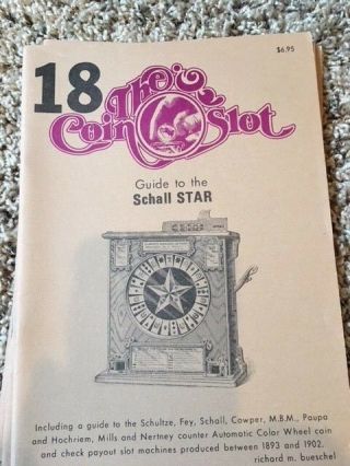 Coin Slot Guide 18 For The Schall Star And Others