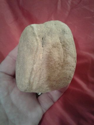Native American Indian Biscuit Discoidal Game Stone Grinding Pestle Artifact