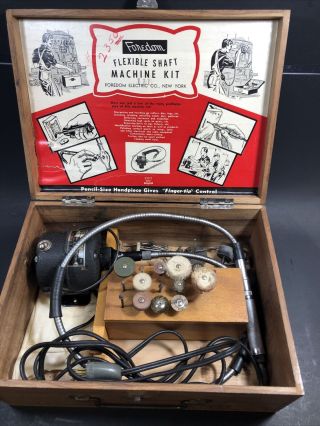 Vintage Foredom Flexible Shaft Machine Kit