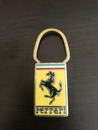 Vintage Ferrari Key Fob A.  E.  Lorioli Milano