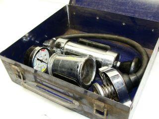 Vintage Stant St - 255 Radiator Cap Pressure Tester Metal Box Cooling System