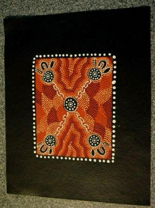 Aboriginal Art - - Witchety Grub Dreaming - Hand Painted By Veronica