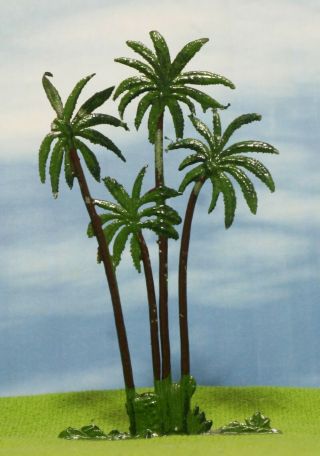 Britains - Vintage Lead 4 Palm Tree Figure For Diorama (60)