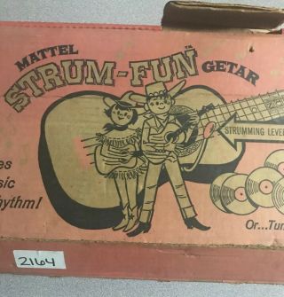 Mattel Strum - Fun Getar Guitar box 7 Song Discs 2