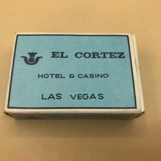 El Cortez Hotel And Casino Mini Playing Cards Deck Poker