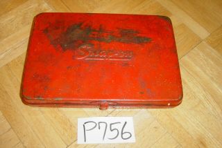 Snap - On Tools Vintage 1/4 Drive Generial Service Set Red Box Kra - 275