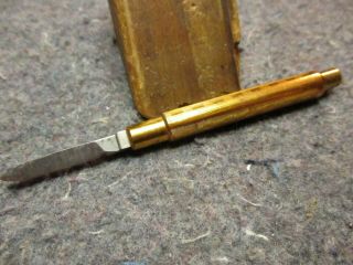 Vintage Pocket Knife/1 Bl.  /eagle Pencil Co.  /gravity Feed - Pencil Sharpener - Knife