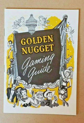 Vintage Las Vegas Golden Nugget Gaming Guide - Copyright 1949