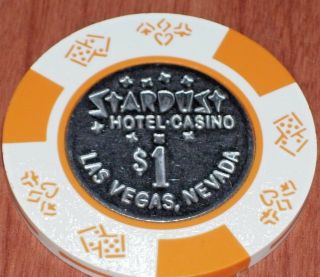 $1 11th Edition Gaming Chip From The Stardust Casino Las Vegas (1958 - 2006)