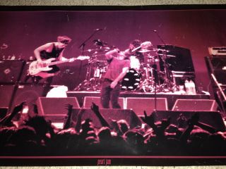 VINTAGE MUSIC POSTER Pearl Jam Live On Stage Mercer 1993 Classic Grunge Rock 3