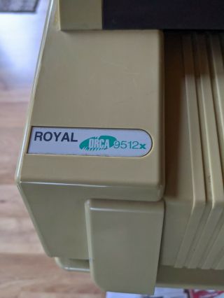 Vintage Royal Cross - Cut Orca9512x Paper Shredder With Cabinet & Instructions 3