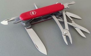 Victorinox Deluxe Tinker Swiss Army Knife,  Good Minus