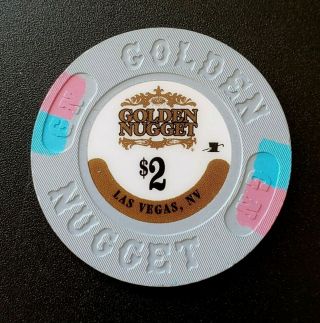 $2 Las Vegas Golden Nugget Poker Casino Chip -