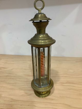 Vintage Ornate Solid Brass Tea Light Candle Holder