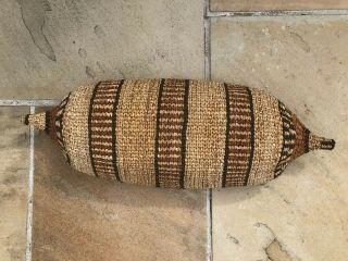 Vintage African Native Woven Basket 3