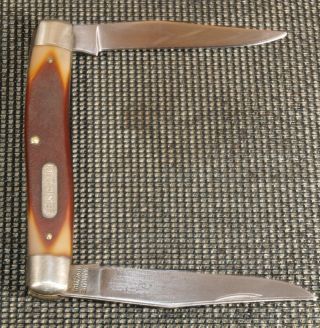 Vintage Schrade 770t " Old Timer " Pocket Knife - Two Blades