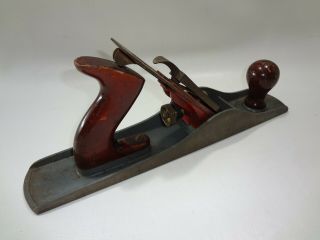 Vintage Victor By Stanley No.  1105 Wood Plane 14 " Long - Made In U.  S.  A