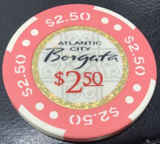 Borgata Casino Atlantic City Nj $2.  50 Chip