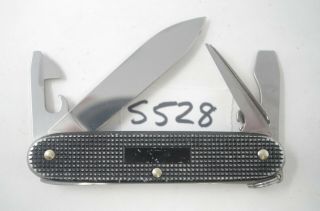 Black Victorinox Pioneer Alox Swiss Army Pocket Knife 93mm Steel Multi - Tool 2