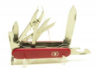 Victorinox Deluxe Tinker,  Swiss Army Knife,  Pliers,  Scissors,  Camp,  Very Good