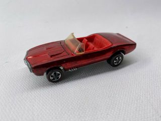 Hot Wheels Redline 1968 Custom Firebird - Red - Rare Vintage Vhtf
