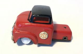 Vintage Sss Shioji Japan Tin Friction Truck Cab Only