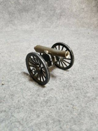 Penncraft Metal And Brass Toy Cannon,  4 " Long.