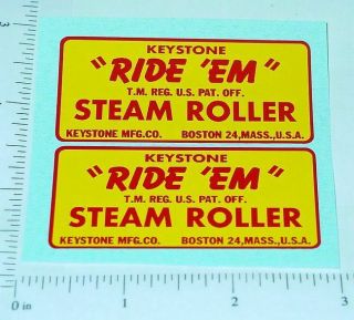 Keystone Ride Em Steam Roller Stickers Ky - 020