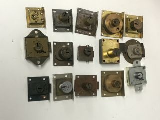 15 Coin - Op Locks For Coin Operated Trade Stimulators And Slots - No Keys