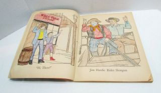 TALES OF WELLS FARGO COLORING BOOK 1957 TV WESTERN DALE ROBERTSON JIM HARDIE 3