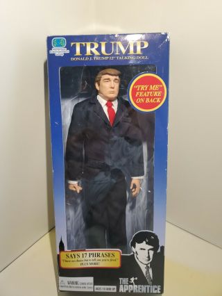 Talking 12 " Donald Trump Doll 17 Phrases The Apprentice Funny Gift