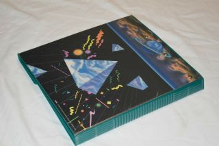 VINTAGE 1989 Mead Trapper Keeper 3 ring Flapper binder Pyramid PLANETS Retro EUC 3
