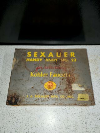 Vintage Sexauer Handy Andy No.  23 Kohler Faucets Rebuilding Kit " Incomplete "