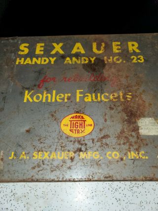 Vintage SEXAUER Handy Andy No.  23 Kohler Faucets REBUILDING KIT 