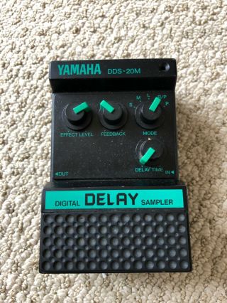 Yamaha Dds - 20m Digital Delay Sampler Pedal Effect Vintage Rare