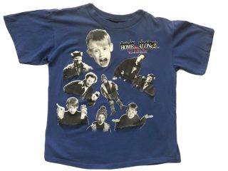 Vtg 1992 Home Alone 2 Lost In York Shirt Youth Size Large