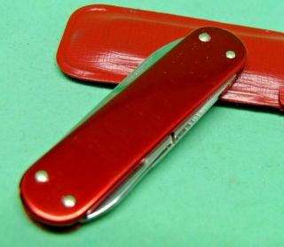 Victorinox / Victoria 58mm Companion Swiss Army Knife Red Alox