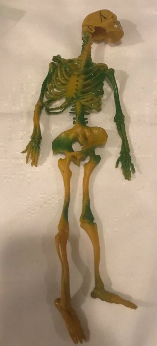 Vintage Rubber Monster Jiggler Skeleton Imperial 1973