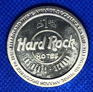 Las Vegas Gambling Token - Hard Rock Hotel - 1997 - Gf $1 - 38mm - Rb - 41