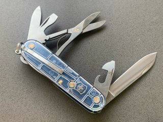 Victorinox Climber Blue Liners Clear Scales Swiss Army Knife Custom