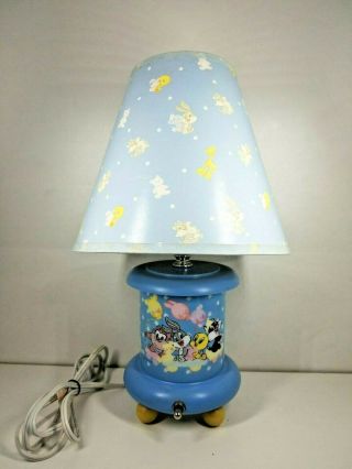 Vintage Baby Looney Tunes Baby Bugs Bunny Table Lamp Nursery Nightlight 15 "
