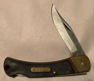 Vintage Schrade Old Timer Folding Single Blade Lock - Back Pocket Knife 6 - Ot