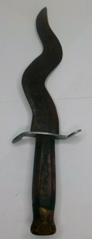 Vintage Pic Japan Renaissance Sword Dagger Midieval Midevil Curvy Curved Blade