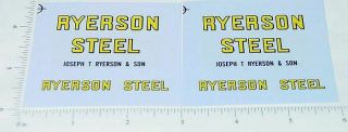Tru Scale Ryerson Steel Semi Sticker Set Ts - 004