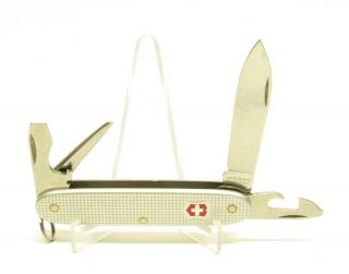 Victorinox Pioneer Silver Alox,  8 Function,  Swiss Army Knife,  Edc,  Hike,  Camp